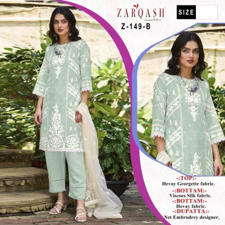 Zarqash Z 149 Readymade Pakistani Suits Catalog
